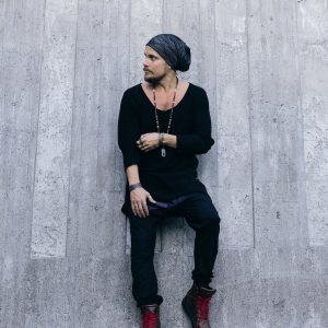 Oversized Knit Cotton Shirt: Deep V Neck Thumb