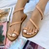 Greek Gladiator Sandals Leather Brown Ankle Wrap Shoes
