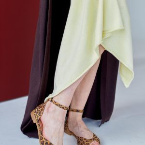 Women S Leopard Print Suede Sandals Summer Flats